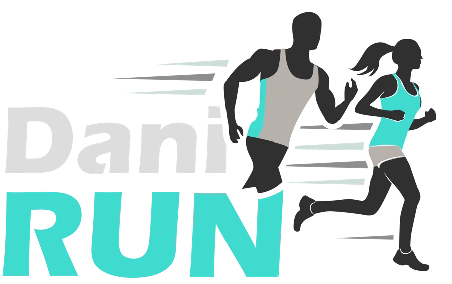לוגו DANI RUN על רקע כהה